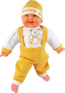 PIST Soft Toys musial-happy-laughing-baby-doll - 40 cm