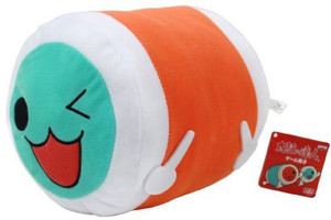 Banpresto Taiko No Tatsujin Chair Plush 47781 Orange Drum (Winking)