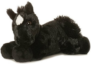 Aurora Plush Beau Black Horse Mini Flopsie 8
