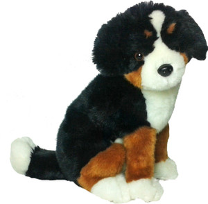 Soft Buddies Premium Dog Sitting - Black & Brown - 11 inch
