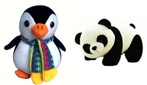 Lata Cute Penguin and Panda - 20 cm