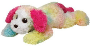 Ty Classic Yodeler Rainbow Dog Medium Plush