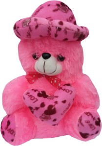 Aparshi Cute Teddy with Heart  - 38 cm