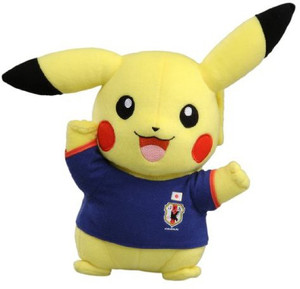 Tomy Pokemon Japan National Football Team With Pokemon Pikachu