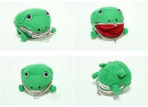 Tangmarket Inc. Naruto Cute Green Frog Coin Bag Cosplay Props Plush Purse