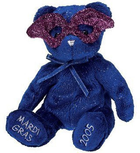 Ty Beanie Babies Mardi Gras Bear