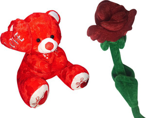 Priyankish Exclusive Teddy Soft Toy Combo - 12.5 inch
