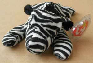 Smartbuy Ty Beanie Babies Ziggy The Zebra Animal Plush 6 Inches