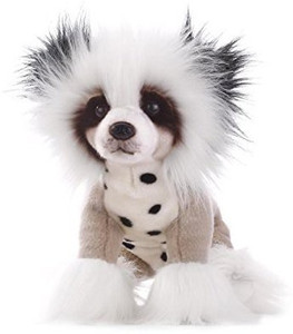 Demdaco Chinese Crested Dog Plush Toy, Large - 24 inch