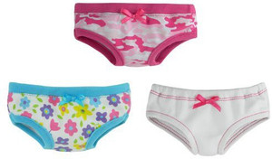 Sophia's 18 Inch Doll Underwear, Set of 3, Made by Sophia's Will Fit 18 Inch American Girl Dolls by My Doll's Life - 25 inch