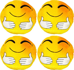 Gold Dust VKI4xE Smiley Emoticon Decorative Cushion - 15 inch
