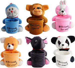 Aarushi Stuffed Toys Pen Holder - 16 cm
