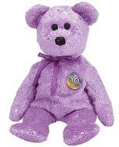 Ty Beanie Ba Decade The Bear (Purple Version)