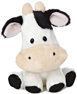 Aurora World Wobbly Bobblee Cow Plush6