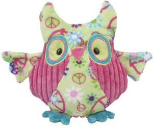 Douglas Cuddle Toys Logan Green Peace Owl 13