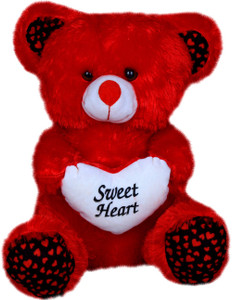 Blue Tree Soft Red Teddy Bear - 45 cm