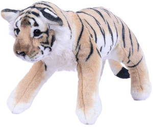 Planet of Toys Grovelling Brown Tiger - 60 cm