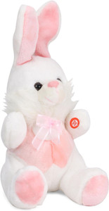 Ultra Musical Bunny Rabbit Soft Toy Pink - 28 cm