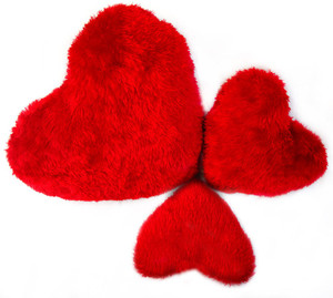 StyBuzz heart stuff toy combo- set of 3 - 24 inch