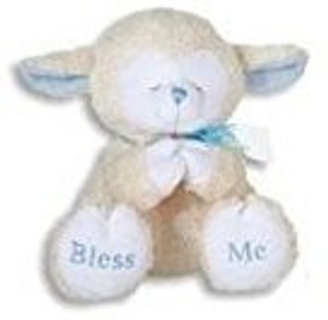 Kelli's Gifts Praying Lambs8 Inch/Blue/Plays