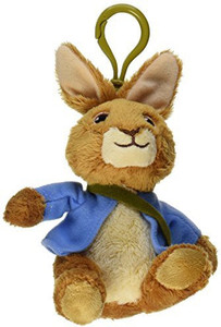 Gund 4048621 Peter Rabbit Backpack Clip Assortment Plush