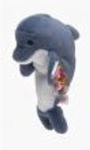 TY Beanie Babies Echo The Dolphin With Waves Tags