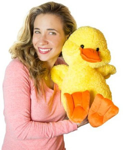U-B Cuddly 2Ft Tall Jumbo Yellow Ducky