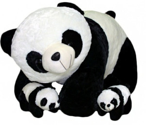 Ktkashish Toys Kashish Sweet Family Of Pandas. - 22 inch