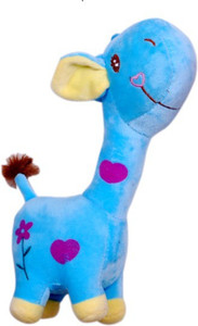 Bubble Hut Giraffe Blue Stuff toy - 24 cm