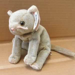 Smartbuy Ty Beanie Babies Scat The Cat Animal Plush 8 Inches Long