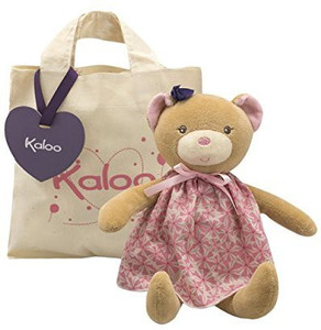 Kaloo Petite Rose Bear Doll With Tote