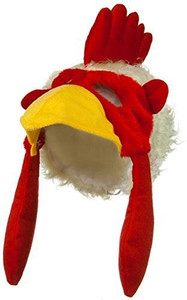 Jacobson Hat Company Chicken Rooster Plush Mask Hat