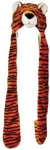Rhode Island Novelty Plush Tiger Hat With Long Paws