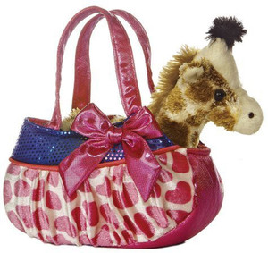 Aurora World Blingy Giraffe Fancy Pals Pet Carrier