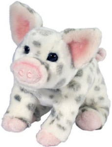 Douglas Cuddle Toys Pauline Spotted Pig (Small)