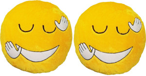 Gold Dust VKI2xA Smiley Emoticon Decorative Cushion - 15 inch