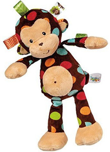 Tjaggies Mary Meyer Dazzle Dots Soft Toy, Monkey - 25 inch