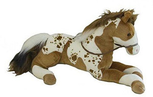 Douglas Cuddle Toys Canyon Horse Lying Plush 32