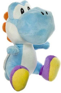 Little Buddy Toys Nintendo Official Super Mario Light Blue Yoshi Plush6