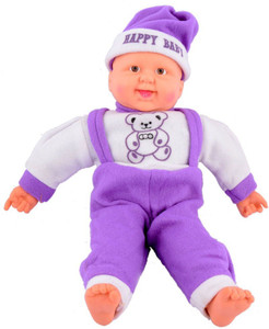 VRV Soft Musical Happy Baby Boy toy - 35 cm