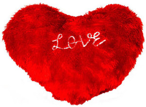 IGB Special Heart Cushion 12x14 inch - 8 inch