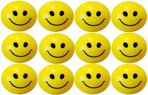 GIKAY Smiley Balls Set of 12 Pieces - 3 inch