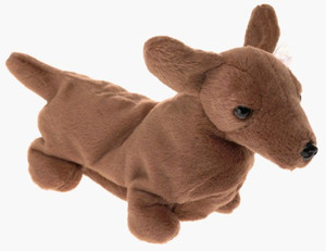 TY Beanie Babies Weenie The Dachshund Dog