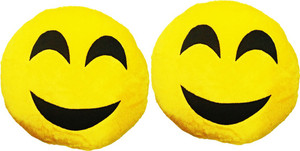 Gold Dust VKI2x5 Smiley Emoticon Decorative Cushion - 15 inch