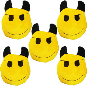 Gold Dust VKI5xD Smiley Emoticon Decorative Cushion - 15 inch