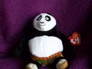 Ty Beanie Ba Po The Panda (Dvd Exclusive Kung Fu Panda)
