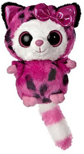 Aurora World Yoohoo And Friends Small Pammee Hot Pink Cheetah Plush