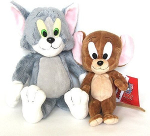 Warner Bros. Genuine Licensed. Tom and Jerry Plush Doll (Set of 2pcs) - 20 inch
