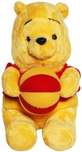 Disney POOH WITH BALL - 10''  - 10 inch