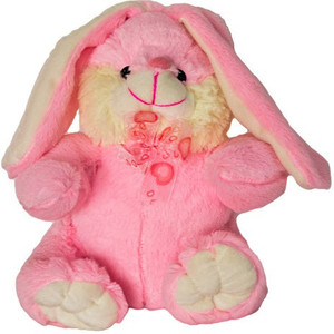Tiny Tickle Cute Pink Rabbit Premium Soft Toys for Kids - 30